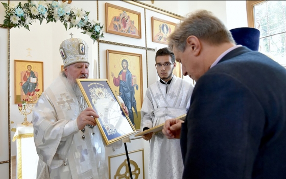 Руководителю брянской «ОПОРЫ» вручена архиерейская грамота за возрождение Благовещенского храма