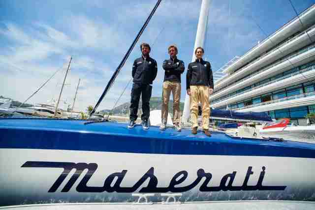 Джованни Сольдини и Maserati Multi 70-х на гонке Rolex Middle Sea Race Джованни Сольдини и Maserati Multi 70-х на гонке Rolex Middle Sea Race