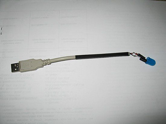Подключаем светодиоды к usb и другим разьемам компьютера своими руками