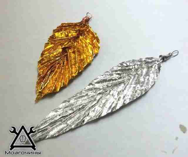 DIY золотые, серебряные и медные кулоны