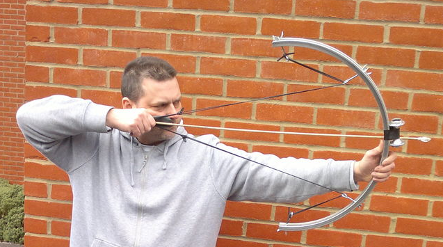 Лук из велосипедного колеса своими руками bike-wheel-bow