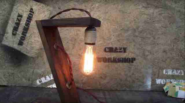 Настольный светильник в стиле loft своими руками lampa3
