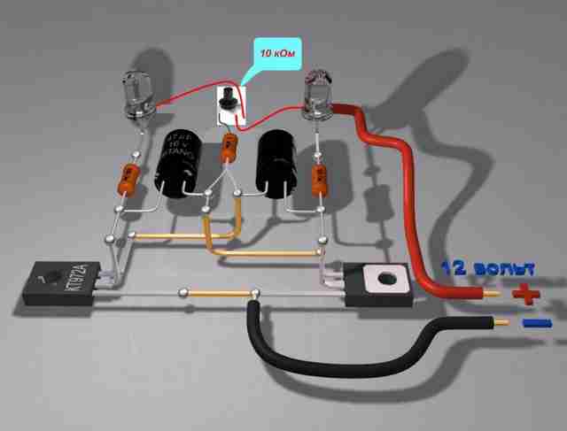 Программирование Arduino урок 2 - схема в железе Программирование Arduino урок 2 - схема в железе
