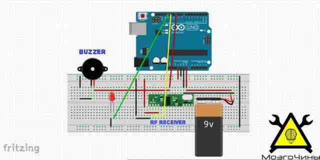 Беспроводная охранная сигнализация на базе Аrduino своими руками