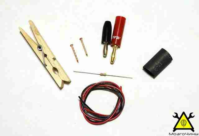 Щуп для проверки плоских батареек своими руками