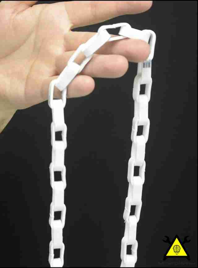 Цепь из ПВХ трубы своими руками Цепь из ПВХ трубы своими руками