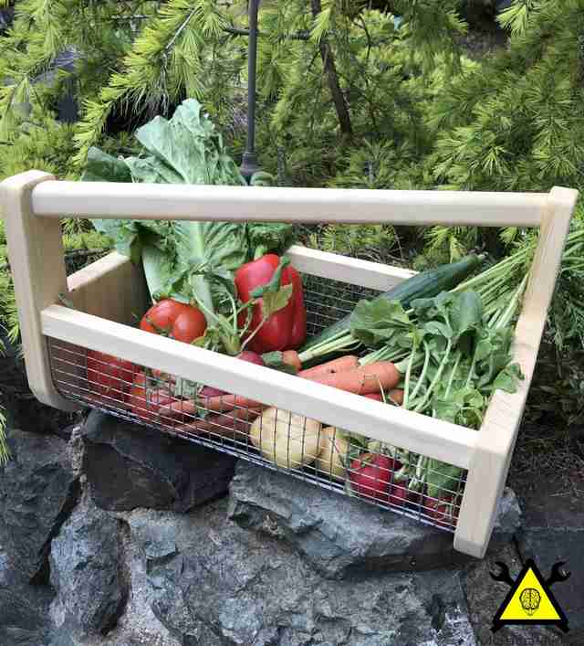 Садовая корзина своими руками Садовая корзина своими руками
