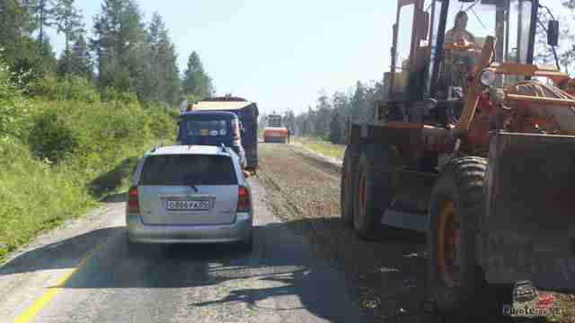 Реконструкция дороги М25 республика Алтай