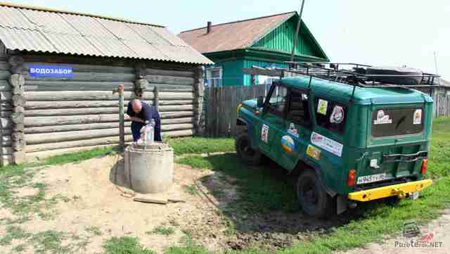 Забор воды в путешествии, тюменская область