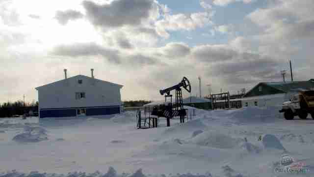 Зимники Томской области Нефтекачалка