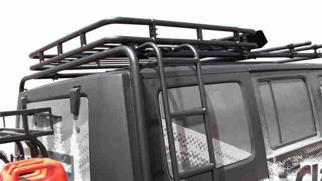 Экспедиционный багажник с лестницей на Jeep Wrangler
