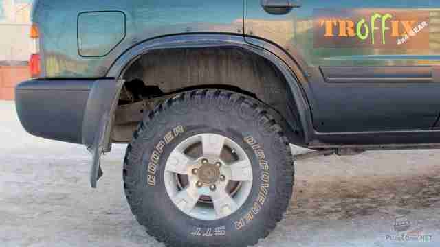 Отремонтированные задние арки Nissan Patrol