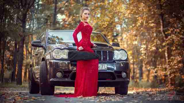 Фото Miss marzipanka с внедорожниками Фотосессия Miss Marzipanka студентка консерватории