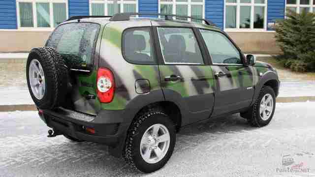 Niva Chevrolet в камуфляже