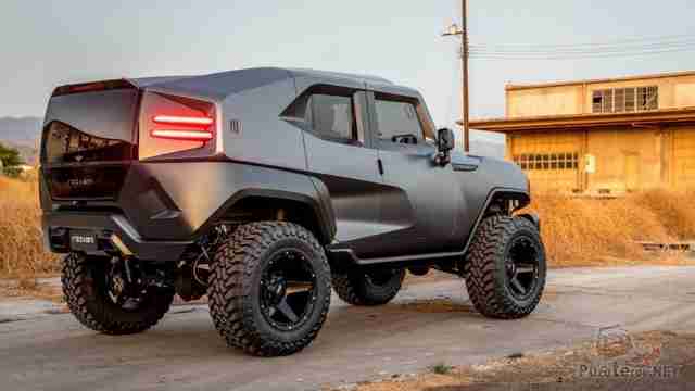 Rezvani TANK вид сзади