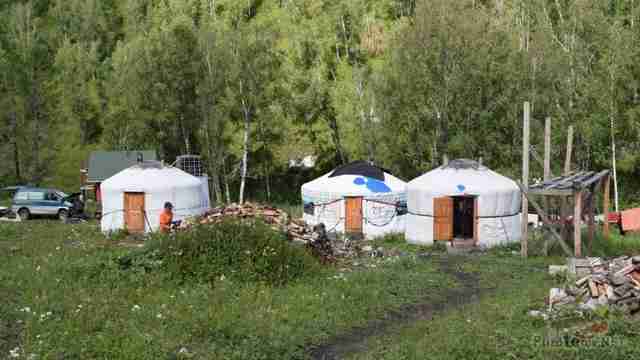 Жилые юрты