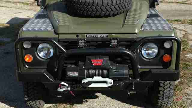 Land Rover Defender (60 фото) Дефендер с лебедкой