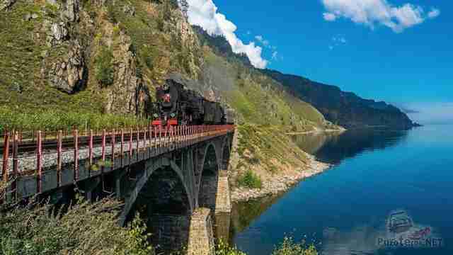 Фото Кругобайкальской железной дороги Фото Кругобайкальской железной дороги