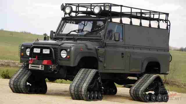 Land Rover Defender (60 фото) Лэнд ровер дефендер на гусеницах