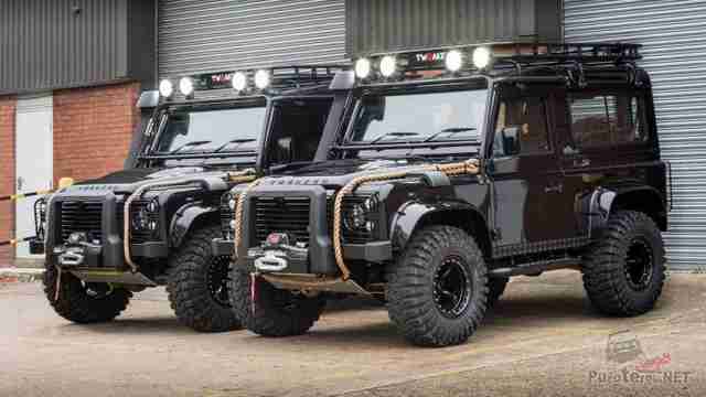 Land Rover Defender (60 фото) Подготовленные для бездорожья дефендеры черного цвета