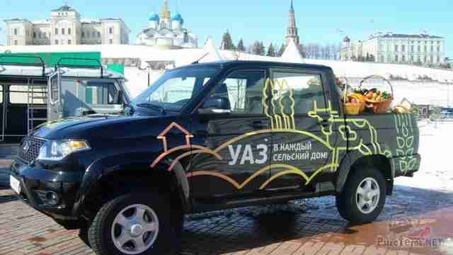 Фото пикапа, УАЗ в каждый сельский дом