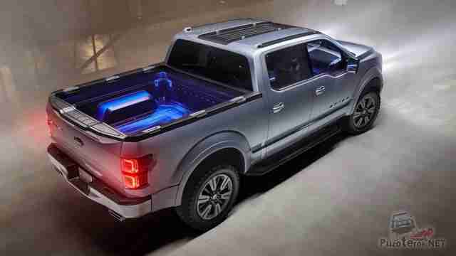 Подсветка кузова пикапа Ford Atlas