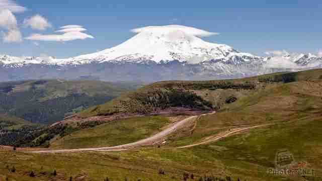 Горный перевал за Кисловодском