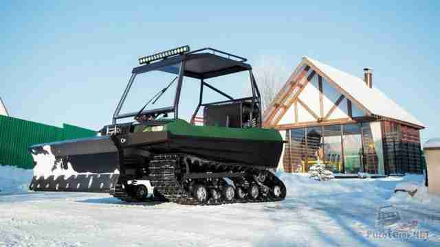 Вездеход Tinger Scout 690 со снежным отвалом Вездеход Tinger Scout 690 со снежным отвалом
