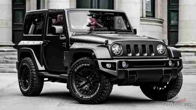 Jeep Wrangler с расширителем арок на внедорожной резине