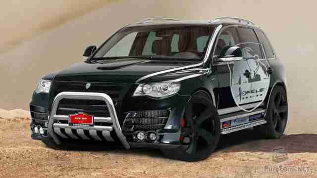 Кенгурятник на гоночном Volkswagen Touareg