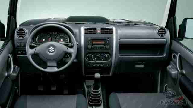 Салон Suzuki Jimny в тёмном цвете
