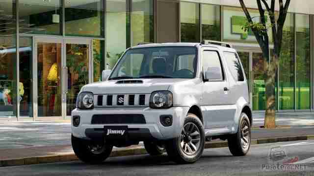 Suzuki Jimny третьего поколения на улице
