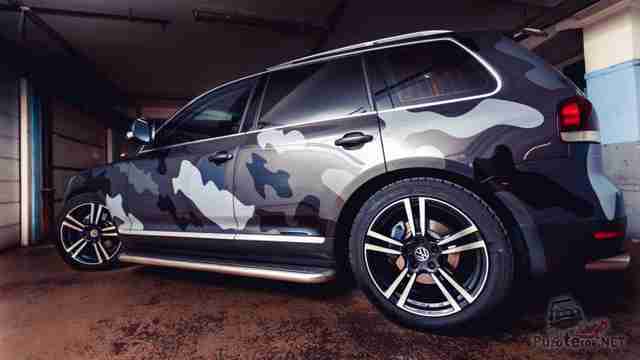 Volkswagen Touareg камуфляжной раскраски