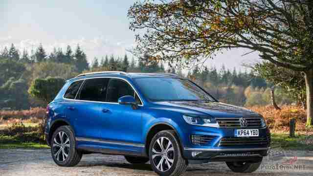 Volkswagen Touareg второго поколения на природе