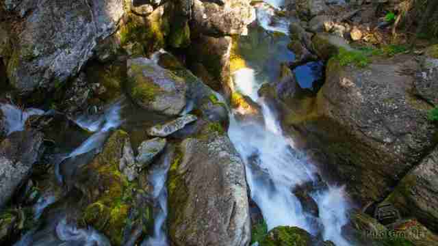 Вид на водопад сверху