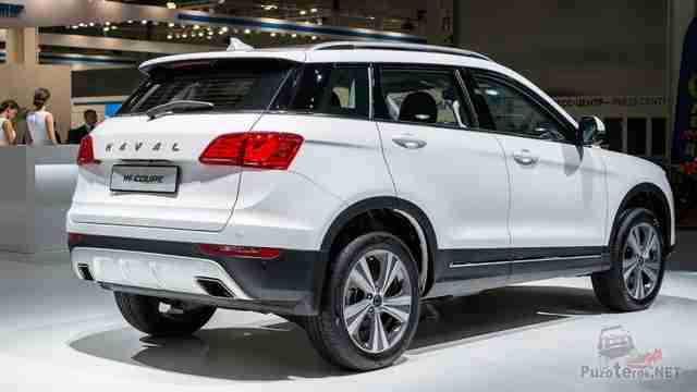 Вид сзади Great Wall Haval на выставке Вид сзади Great Wall Haval на выставке
