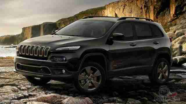 Чёрный Jeep Cherokee на 75-летний юбилей