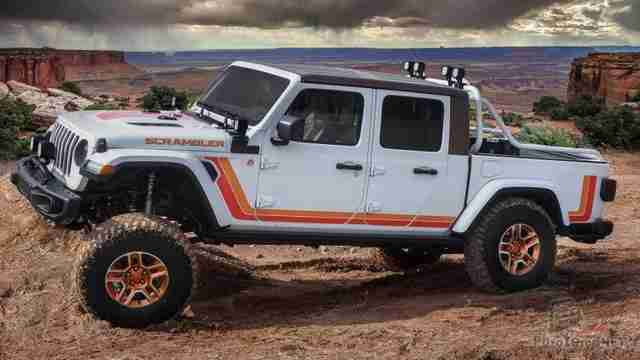 Jeep JT Scrambler на пересечённой местности