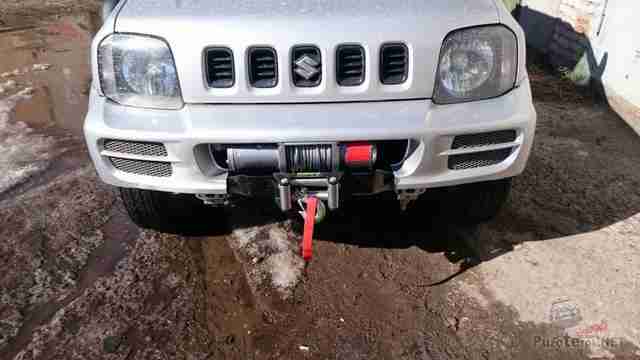 Лебёдка на Suzuki Jimny