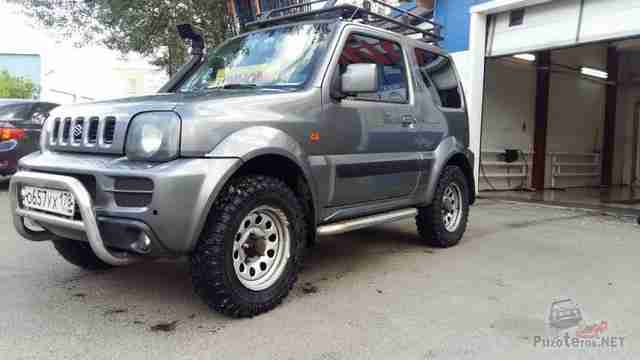 Защита бампера и шноркель на Suzuki Jimny
