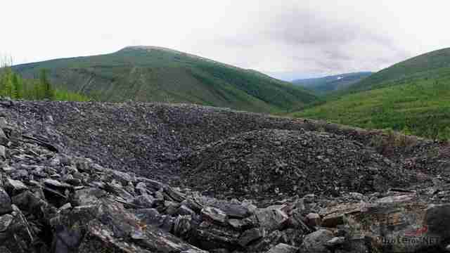 Панорама кратера с Кольцевого вала Панорама кратера с Кольцевого вала