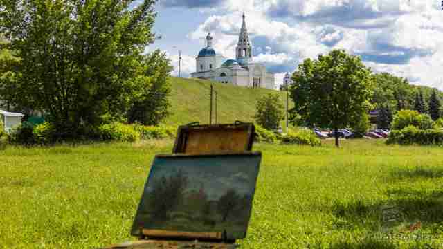 Пленэр на Соборной горе в Серпухове