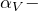 {alpha }_V-
