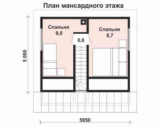 Планировка двухэтажного дома 6 на 6 м: особенности организации пространства (+40 фото) Планировка дома 6 на 6 с санузлом
