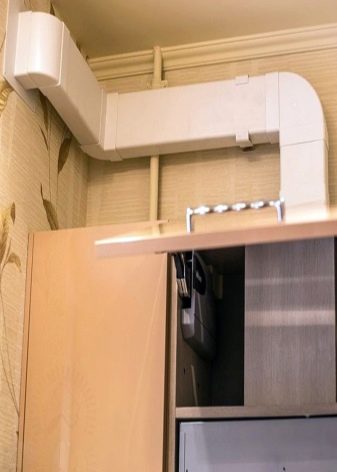 Короб для вытяжки: маскировка, расчет параметров, материалы и установка Короб для вытяжки: маскировка, расчет параметров, материалы и установка
