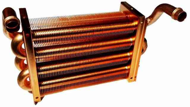 Медный теплообменник газового котла