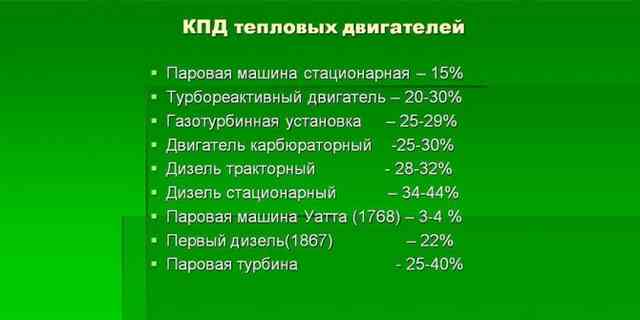 Сравнение КПД двигателей – бензин и дизель