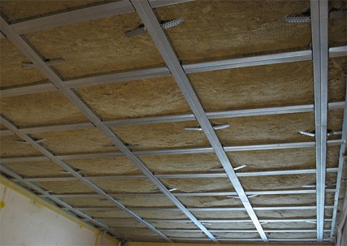 Звукоизоляция Роквул Шумоизоляция потолка посредством Rockwool Акустик