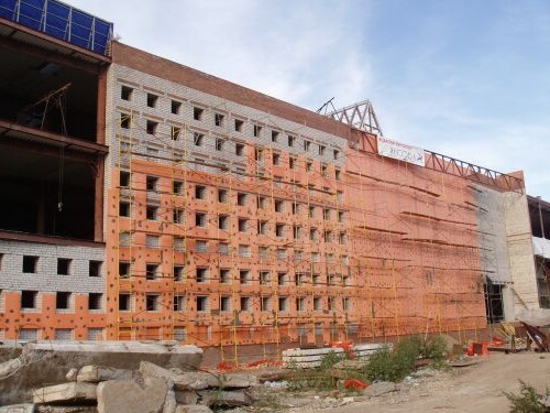 Утепление фасада Теплоизоляция фасада многоквартирного дома Пеноплексом