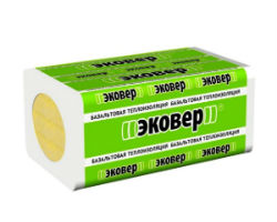 Упакованные плиты Эковер Утеплитель Эковер в пластиковой упаковке